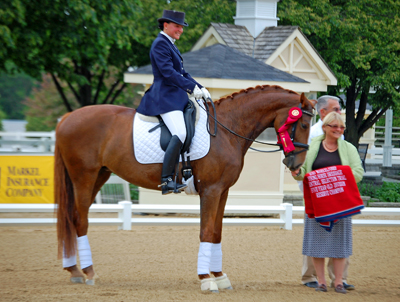 Shelly Reichart rides Beall Spring Savanna to Reserve Champion at the 2010 USEF Young Horse Central States Dressage Selection Trials for the FEI World Breeding Championships! 